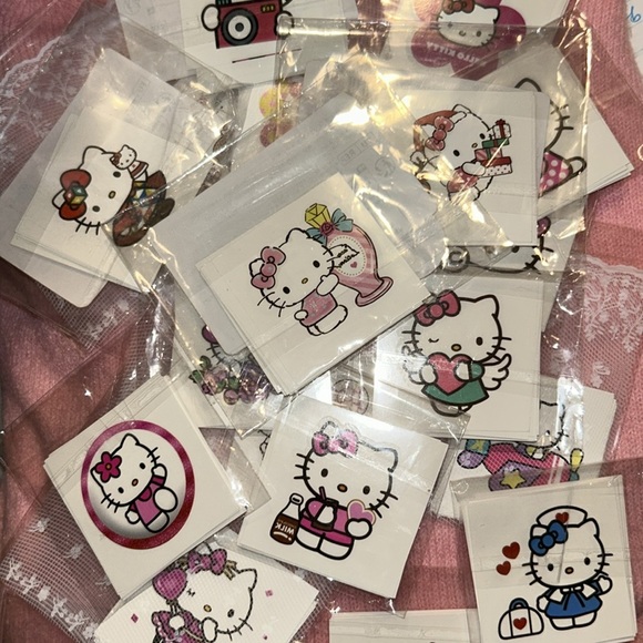 HELLO KITTY Tattoos Kawaii Coquette Girls Gift Pack Temporary Waterproof Tats 🎀 - Picture 10 of 10